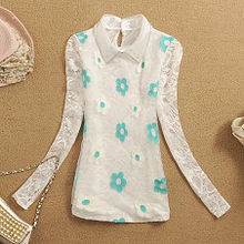 黑色雙層蕾絲襯衫 杭州服裝的精致工藝與風尚表達